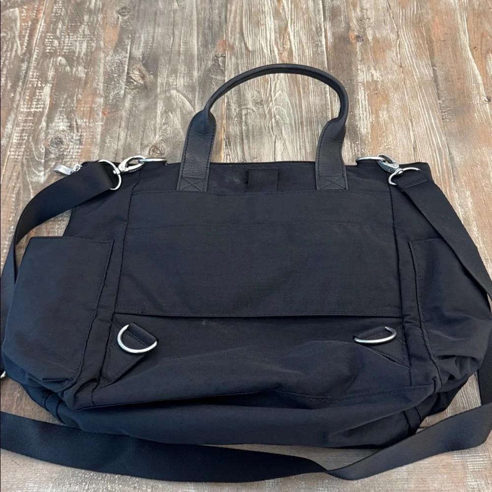 Baggallini Black Bag with Silver Details